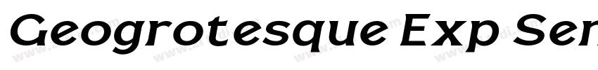 Geogrotesque Exp Sem字体转换